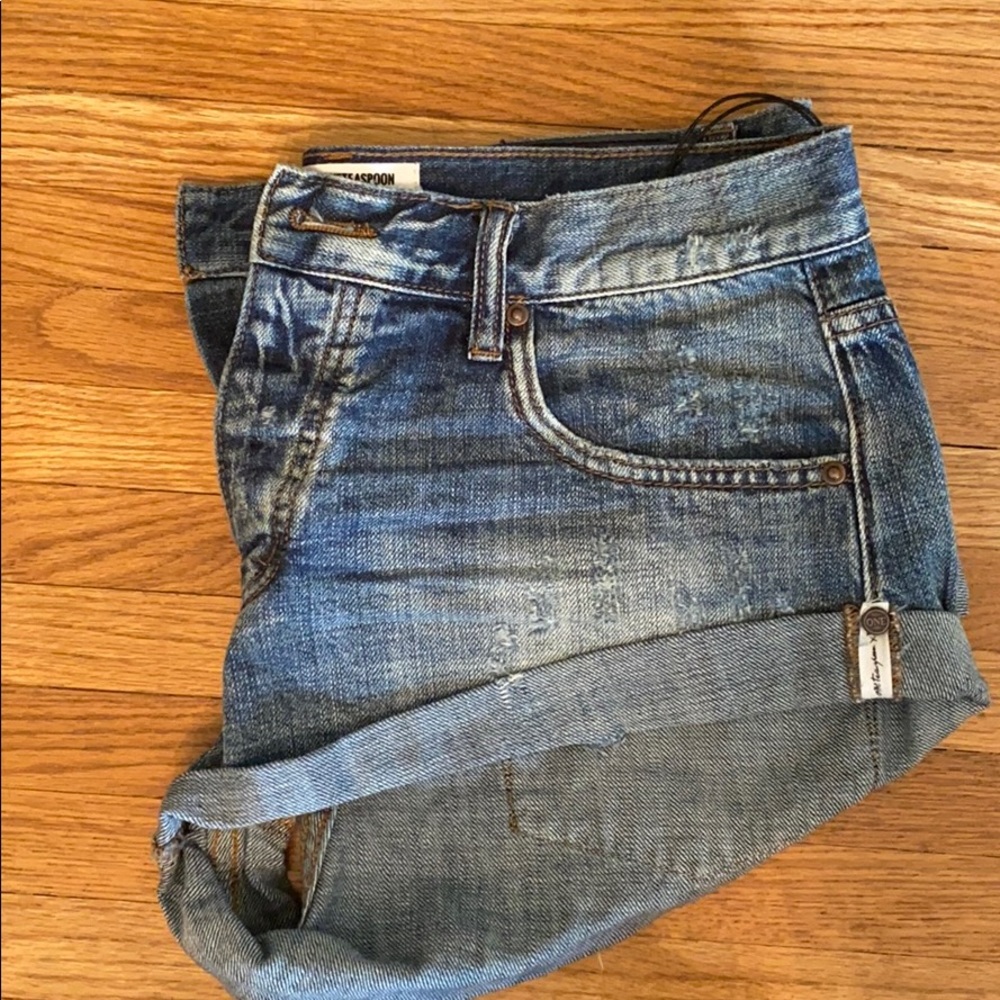 Denim shorts